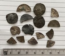 15 X MEDIEVAL ENGLISH SILVER
