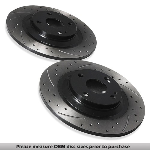 Rear drilled grooved 276mm - drilled,