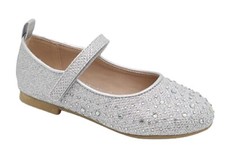 GIRLS SILVER GLITTER
