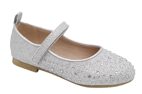 Girls silver glitter - girls,