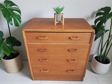 Mid Century G Plan Brandon Oak Chest of Drawers Vintage Restored 1950 VGC