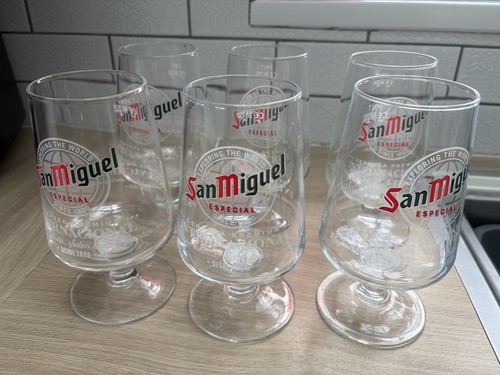 San miguel pint glasses - pint,