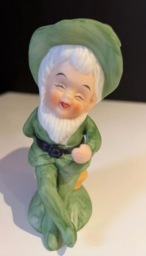 Vintage ceramic pixie elf - vintage,