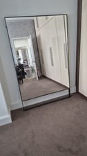 B&B Italia Maxalto Full Length Floor Mirror In Pristine Condition.