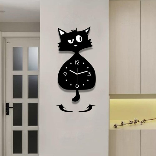 Cat wall clock - cat,