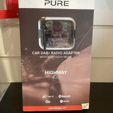 Pure Highway 400 In Car DAB/DAB Audio Adapter with Bluetooth FM Transmitter