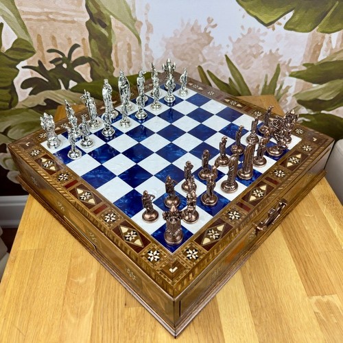 Antique crusaders chess - antique,
