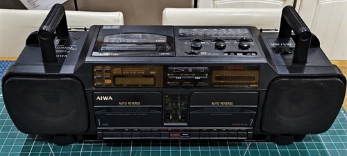 Aiwa csd xr77ha radio double - aiwa,