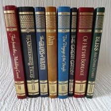 The Great Writers Library 8 Hardback Decorative Books Marshall Cavendish 1980s