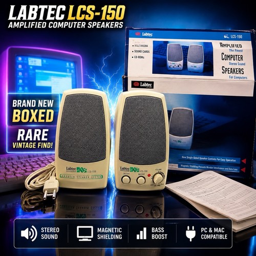 Vintage labtec lcs 150 - labtec, pc