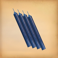 classy fancy festive metallic coating  festive long candles 4 pcs 20CM LONG