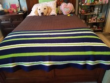 Hand Made Crocheted Bed Runner