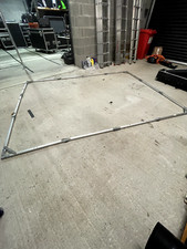 Fast Fold projection screen 10ft x 7.5ft  Rear Fastfold screen kit w/ Drape Kit