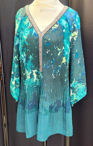 Catherines blue green abstract - catherines, blue/green