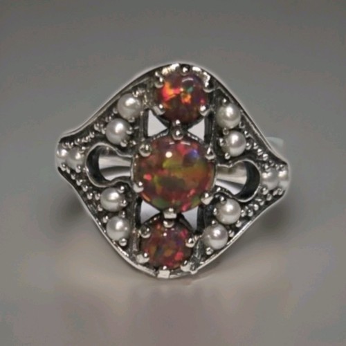Natural red fire - natural, &
