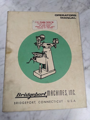 Bridgeport machine operator - machine,
