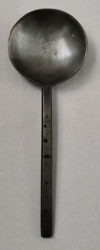 Antique pewter spoon - antique,