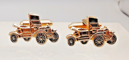 Novelty gold tone enamel - novelty, &