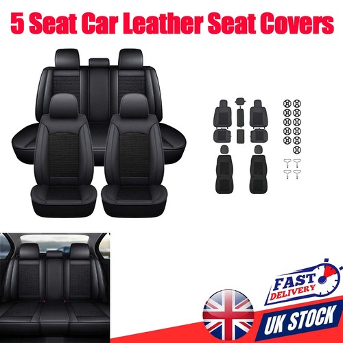 Black leather full set - set, seat