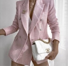zara pink blazer size XL no