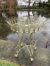LARGE GREEN METAL JARDINIERE
