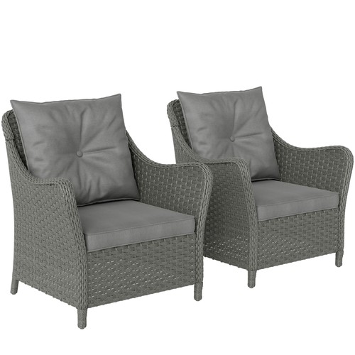 Outsunny rattan chairs with - outsunny,