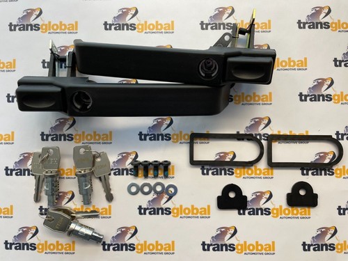 Front door push button handle - front,