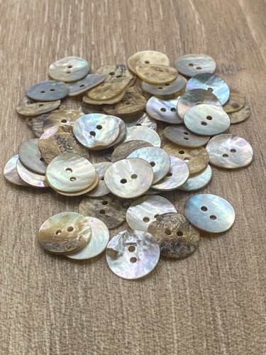15mm natural mother pearl - natural, of