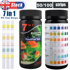 7 in 1 PH Test Fish Tank Water Tropical Aquarium Pond Water Test Strips Kit 2025