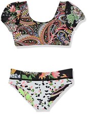 Maaji 294834 Girls Bikini Set Swimwear Black, Size 16 US