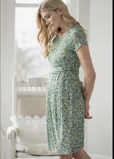 Seraphine Green Blue Polka Dot