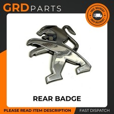Genuine Peugeot 107 Facelift 2012-2014 Boot Lid Tailgate Emblem Rear Badge USED