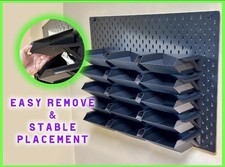 3 Set IKEA Skadis Tray Black