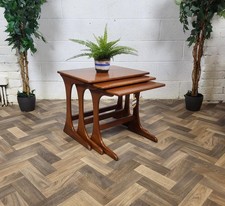 Vintage Mid-Century Jentique Teak Nest Of Tables Danish Scandi Retro