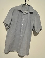 HMP Prison Blue & White Stripe