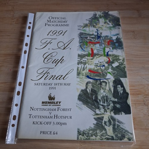 Cup final programme 1981 - programme,