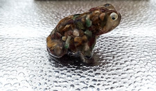 Vintage small Lucite garbage