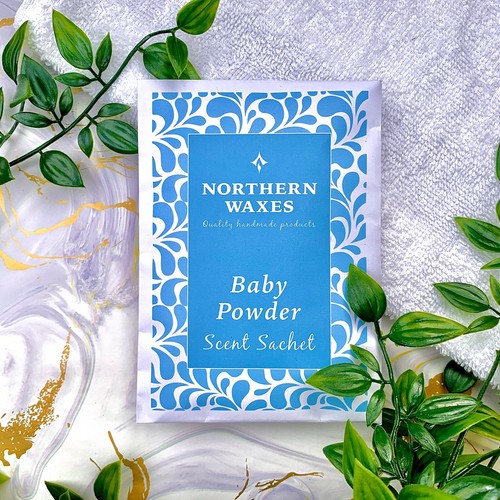 Baby powder scented sachet - powder,