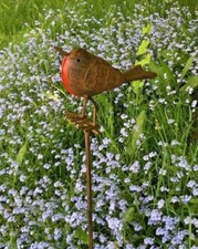 Metal Robin Garden Stake
