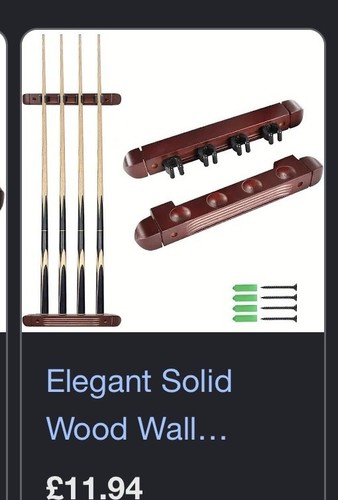Pool cue rack fishing rod - pool,