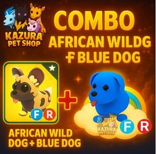 🐾 Combo FR African Wild Dog + FR Blue Dog– Vaulted Pets| Trusted Store| Fast
