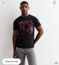 Mens XL Black Cotton Nirvana