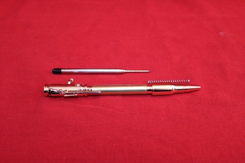 Rifle bolt pen kit - bolt, wood