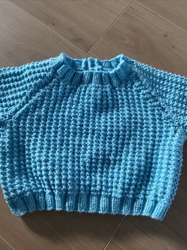 New hand knitted childs - hand, aran
