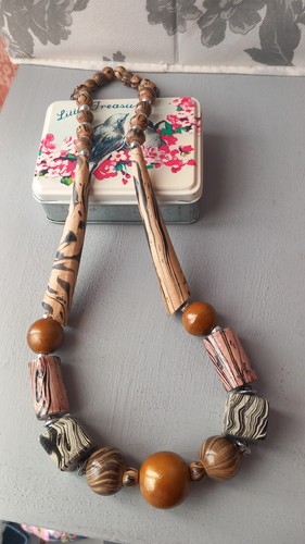Chunky wooden statement - chunky,