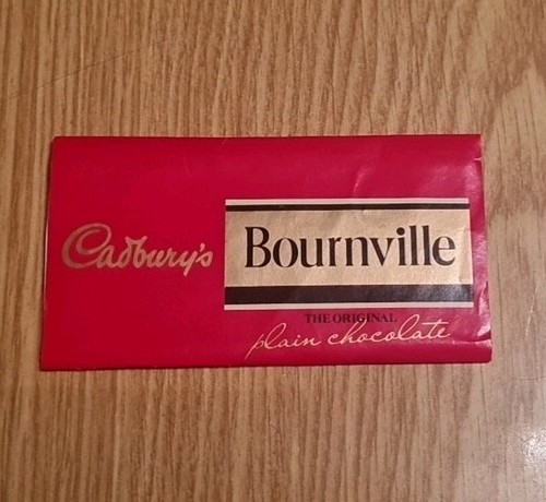 Cadbury bournville wrapper - bournville,