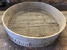 Vintage Garden Bent Wood Soil Sieve