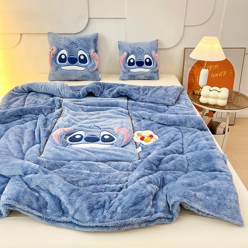 Stitch blanket pillow - in,