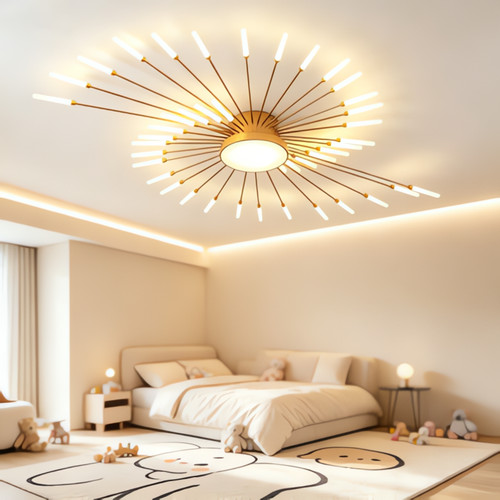 Ceiling mounted firework - ceiling-mounted, firework-style