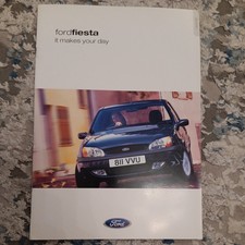 Ford Fiesta Range Brochure 09/2000  encore, finesse, LX, Zetec, Ghia. FA1260-14